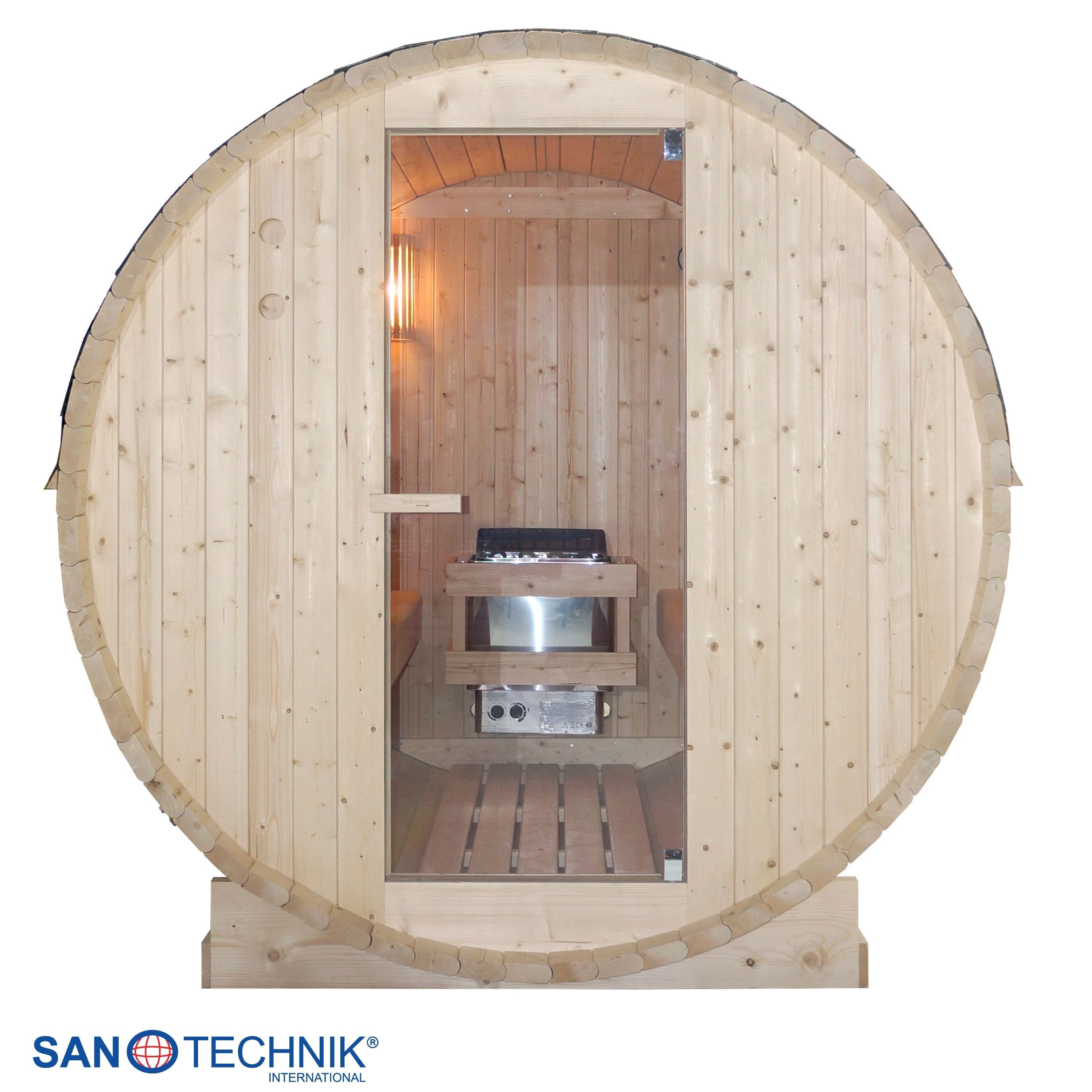 Sanotechnik Tromsö XL Buitensauna voor 6 personen 190x220x190 cm