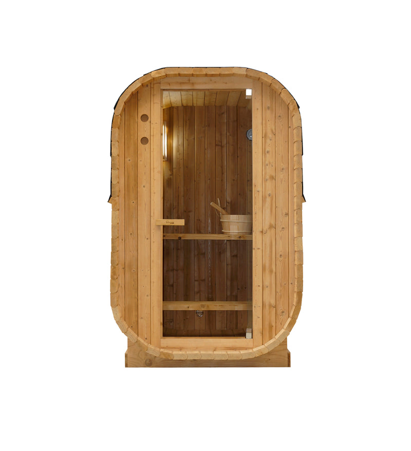 LINDHOLM Buitensauna: Compacte Wellness voor Twee