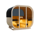 Houten Buitensauna Hanko Thermowood 6 personen 210x180x210