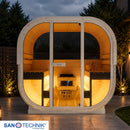 Sanotechnik Hanko Buitensauna voor 6 personen 210x180x210 cm