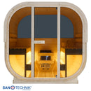 Sanotechnik Hanko Buitensauna voor 6 personen 210x180x210 cm