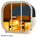 Sanotechnik Hanko Buitensauna voor 6 personen 210x180x210 cm