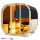 Sanotechnik Hanko Buitensauna voor 6 personen 210x180x210 cm