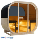 Sanotechnik Hanko Buitensauna voor 6 personen 210x180x210 cm