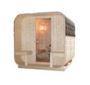 Sanotechnik Göteborg Buiten Sauna 4 Personen Sparrenhout 188,2x220x194 cm