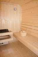 Sanotechnik Göteborg Buiten Sauna 4 Personen Sparrenhout 188,2x220x194 cm