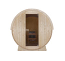 Sanotechnik Nyborg M Buiten Sauna Van Vurenhout (4-Persoons) Met 6 kW Saunaoven – 194,2×204,9×194,9 cm