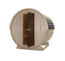 Sanotechnik Nyborg M Buiten Sauna Van Vurenhout (4-Persoons) Met 6 kW Saunaoven – 194,2×204,9×194,9 cm