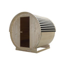 Sanotechnik Nyborg M Buiten Sauna Van Vurenhout (4-Persoons) Met 6 kW Saunaoven – 194,2×204,9×194,9 cm