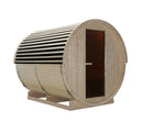 Sanotechnik Nyborg L Buiten Sauna Van Vurenhout (6-Persoons) Met 8 kW Saunaoven – 194,2×244,9×194,9 cm