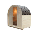 Sanotechnik Island L Buiten Sauna 2 Personen Sparrenhout 189x120x200 cm