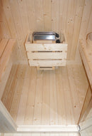 Sanotechnik Island L Buiten Sauna 2 Personen Sparrenhout 189x120x200 cm