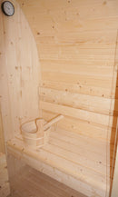 Sanotechnik Island L Buiten Sauna 2 Personen Sparrenhout 189x120x200 cm