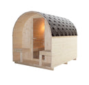 Sanotechnik Island XL Buiten Sauna 4 Personen Sparrenhout 189x220x200 cm