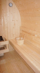 Sanotechnik Island XL Buiten Sauna 4 Personen Sparrenhout 189x220x200 cm