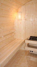 Sanotechnik Island XL Buiten Sauna 4 Personen Sparrenhout 189x220x200 cm