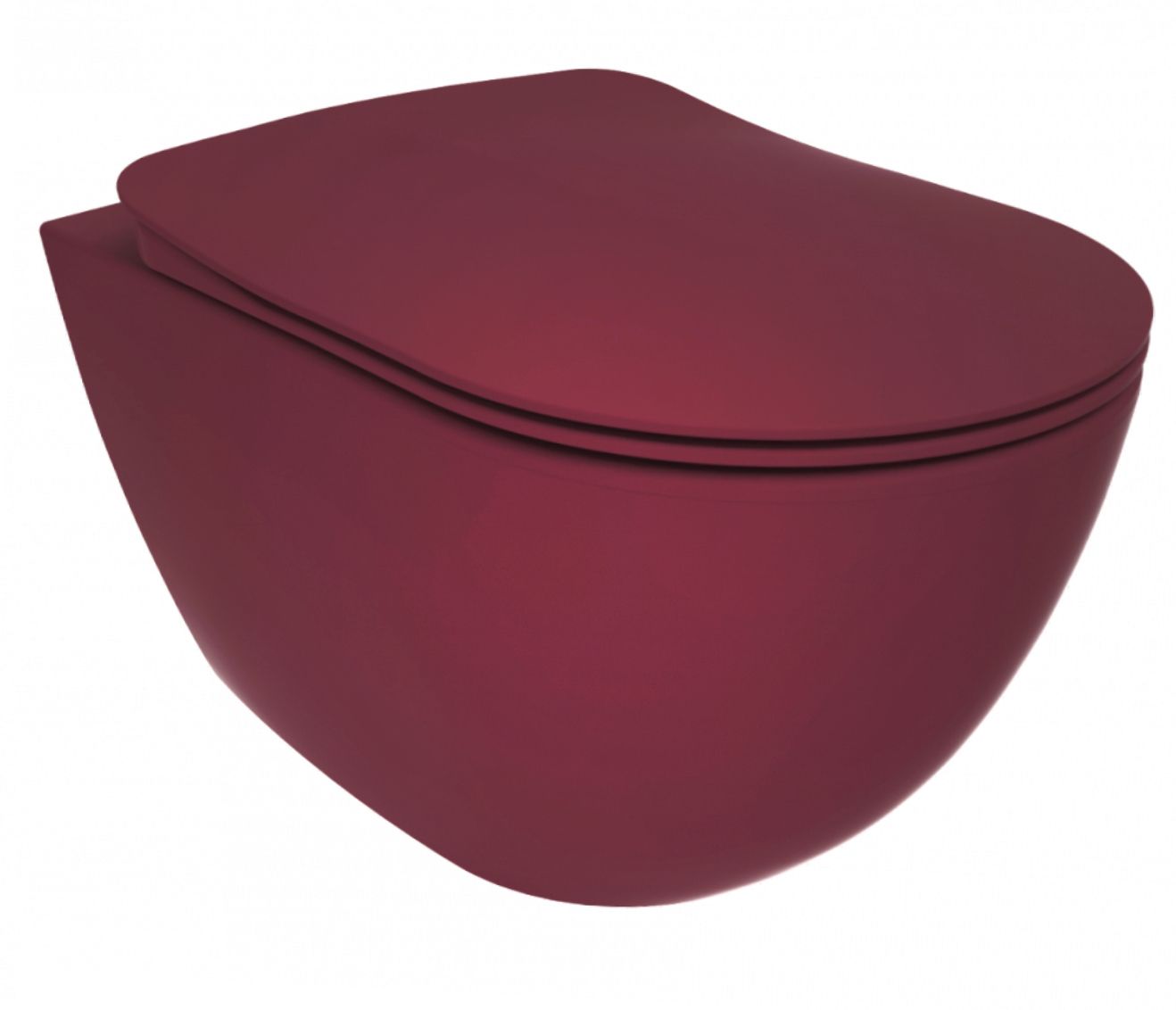 Rimfree Ophang WC Wandtoilet Terra Inclusief Bril Div. Kleuren