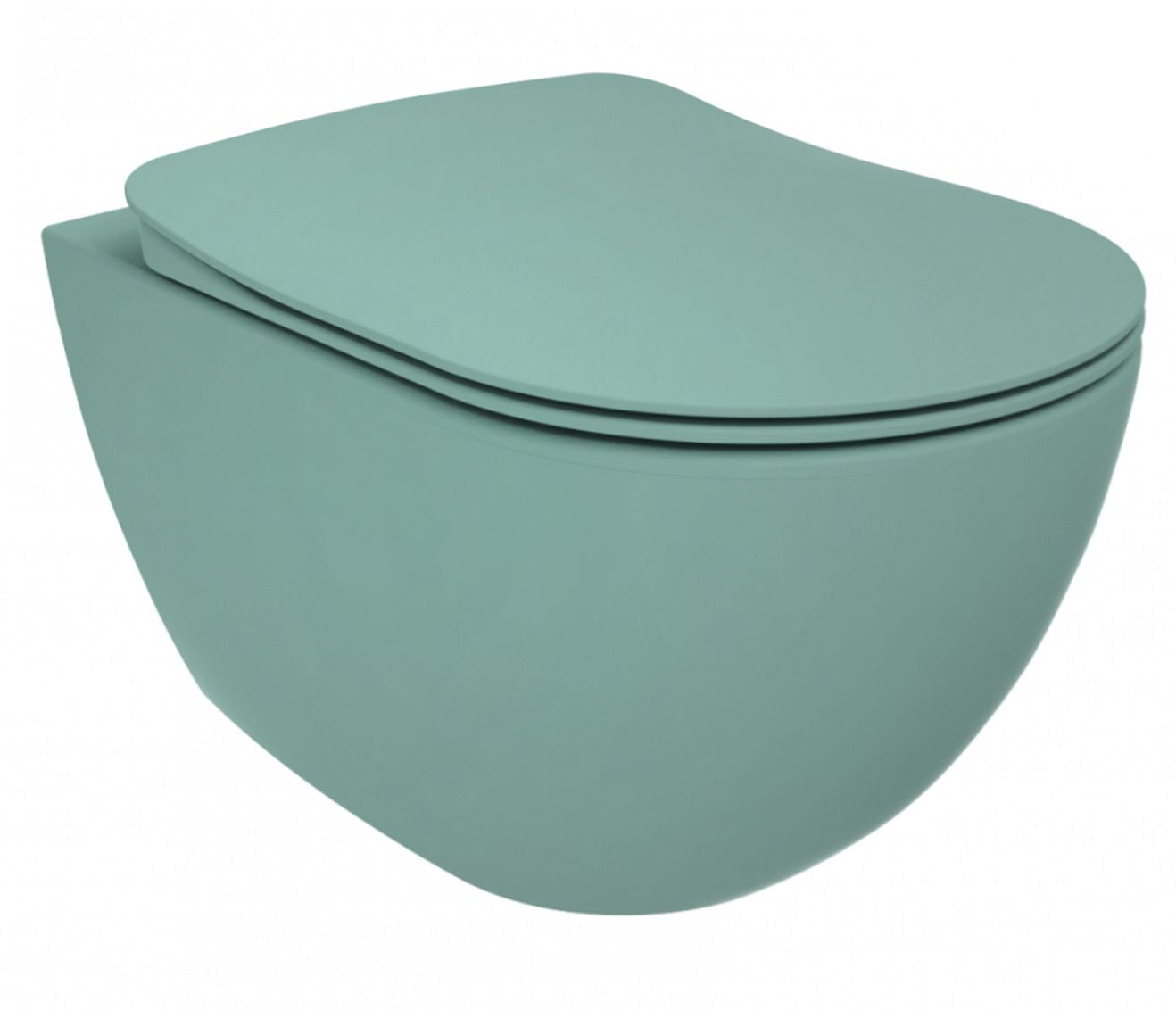 Rimfree Ophang WC Wandtoilet Terra Inclusief Bril Div. Kleuren