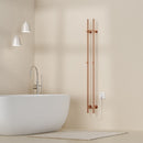 BELRAD ROD STAAFHANDDOEKDROGER - ELEKTRISCH - DUBBEL - 120W - Ø2,5CM - 150X16,8X12,7 CM - GEBORSTELD KOPER