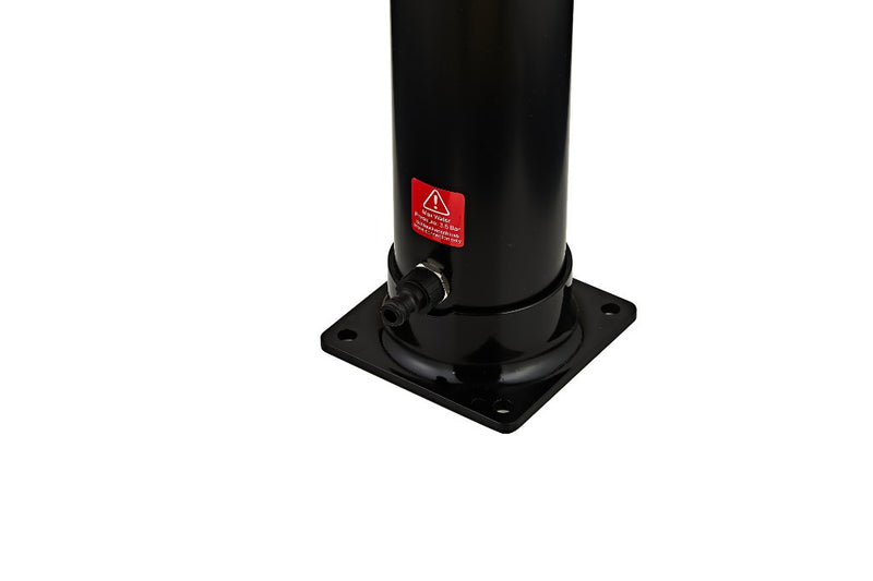 Sanotechnik Solar Buitendouche Gebogen Zwart 38L - Design Tuindouche met Voetdouche