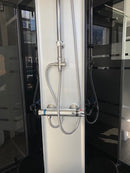 Complete douchecabine met thermostatische kraan Luzi Thermo kitvrij 80x80 / 90x90