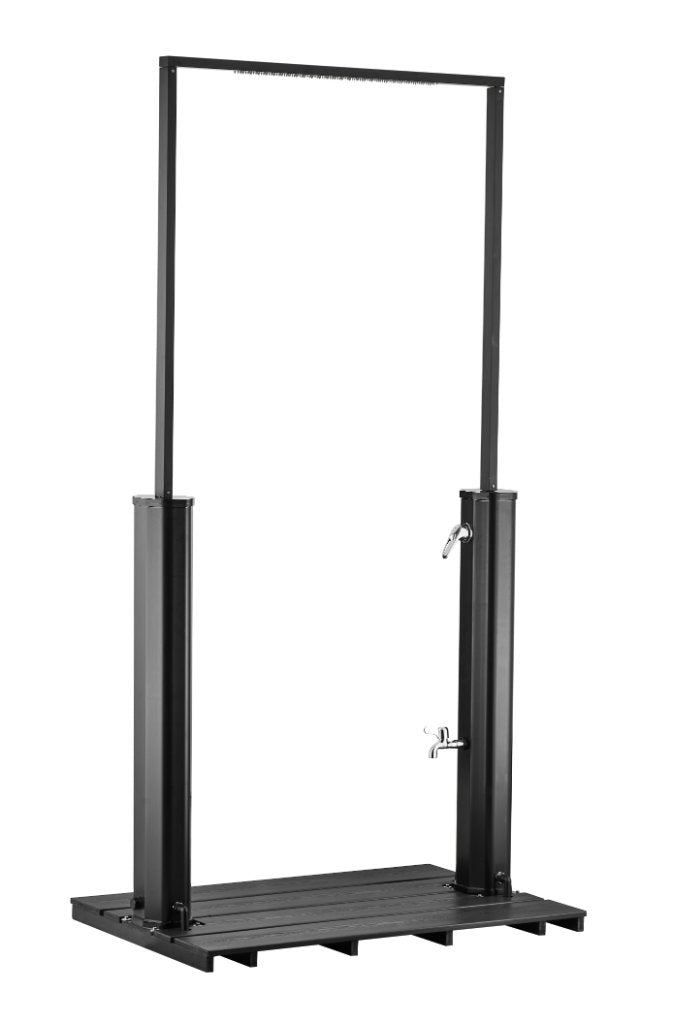 Sanotechnik Solar Buitendouche Shower Gate Zwart 40L - Luxe Tuindouche met Voetdouche