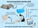 Interline Bali ovaal 840 x 490 x 136 cm houten buitenzwembad