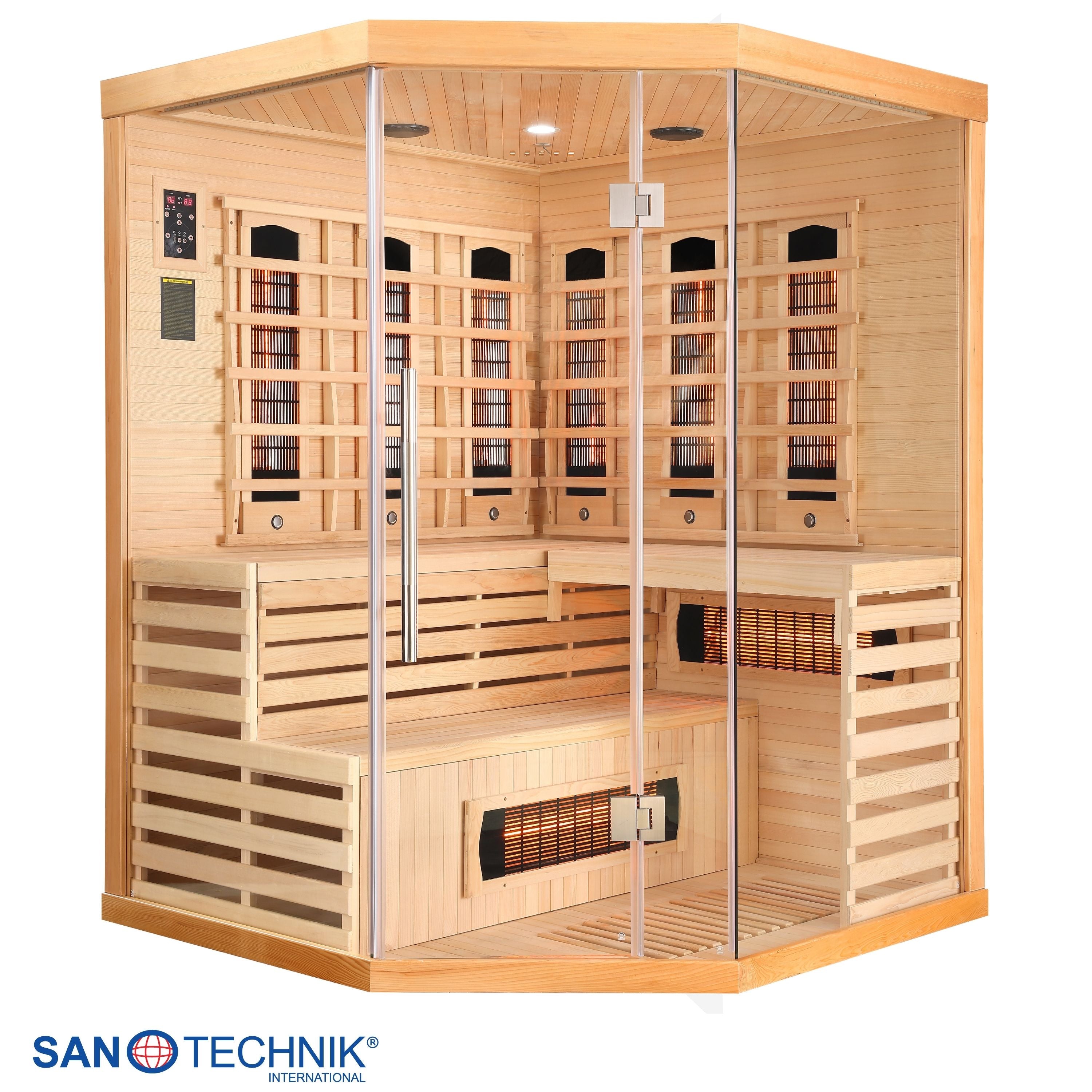 Sanotechnik Deluxe Infraroodcabine voor 4 personen 150x150x200 cm