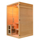 2 persoons twincombi infrarood en finse sauna 130x120x200
