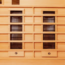 2 persoons twincombi infrarood en finse sauna 130x120x200