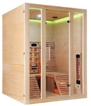 Sauna Oslo 150x150x200cm 2660 Watt 2 persoons infrarood