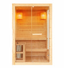 2 persoons Finse Sauna Panorama Inclusief Oven 130x120x200