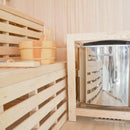 Finse Sauna 3 personen 150x150x200 saunaoven 6kW