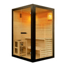 2 persoons Finse Sauna Panorama Inclusief Oven 130x120x200