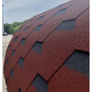 Houten Buitensauna Bergen met buitenzit en kachel 4 persoons