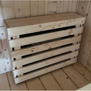 Finse en infrarood Buitensauna gecombineerd 6 persoons Lathi