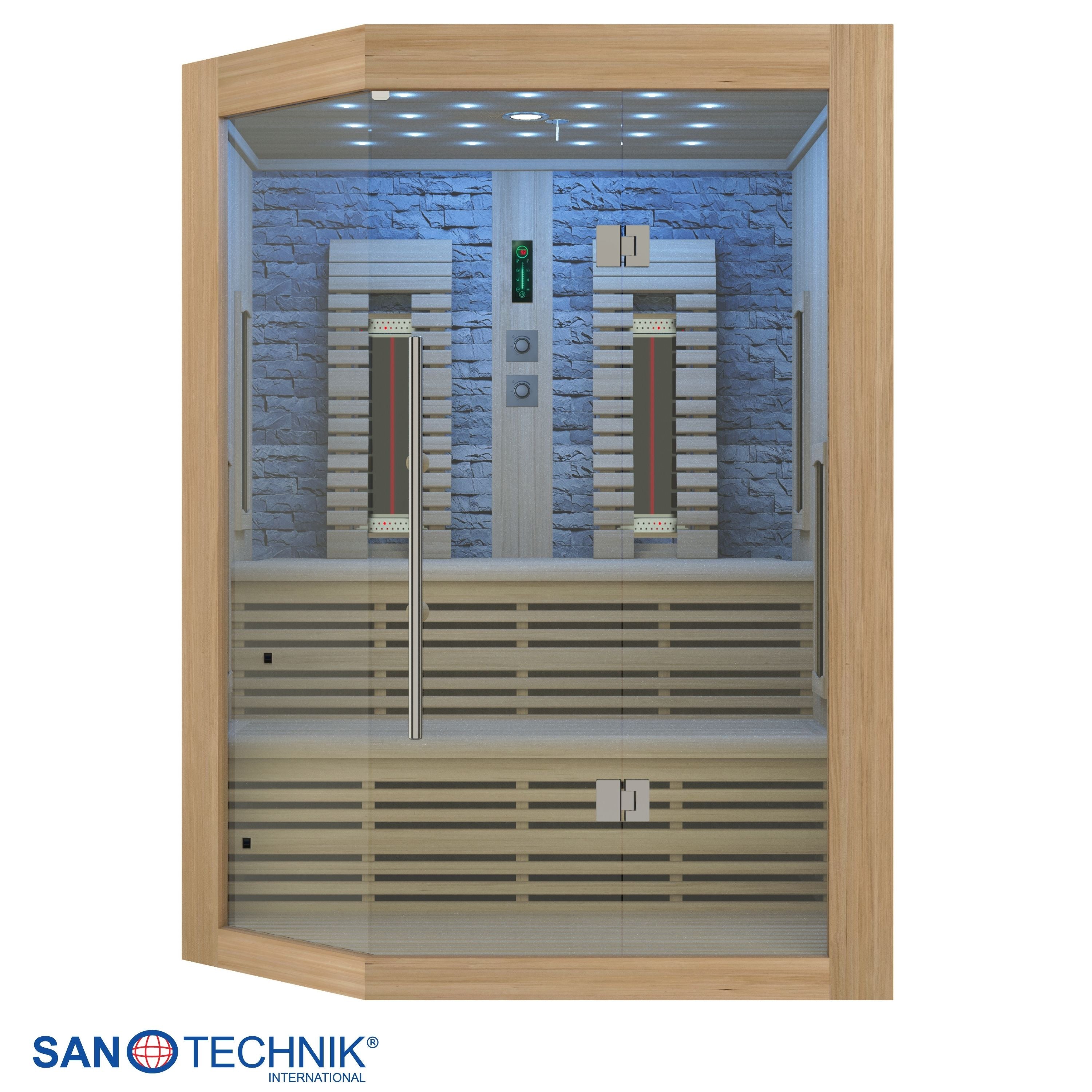 Sanotechnik Kiruna Infraroodcabine voor 4 personen 160x160x210 cm