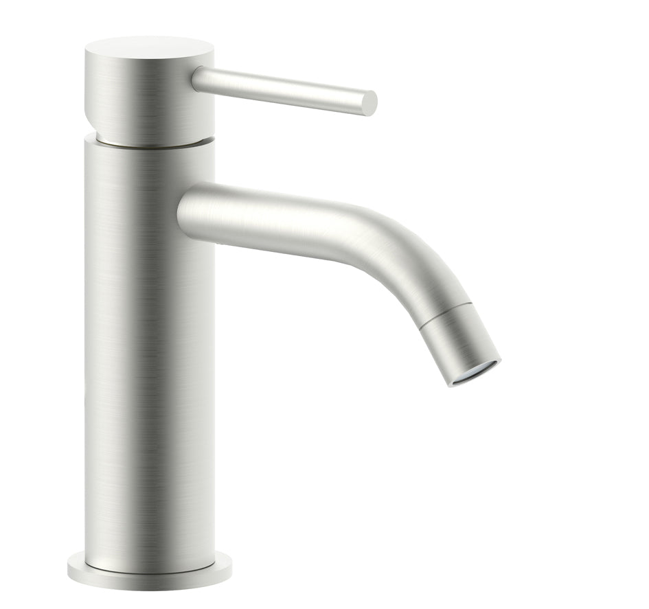 Paffoni Light Wastafelkraan Met Clic-Clac Afvoerplug RVS