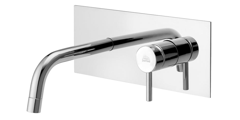 Paffoni Light Inbouw Wastafelkraan Met Uitloop 123 mm Chroom