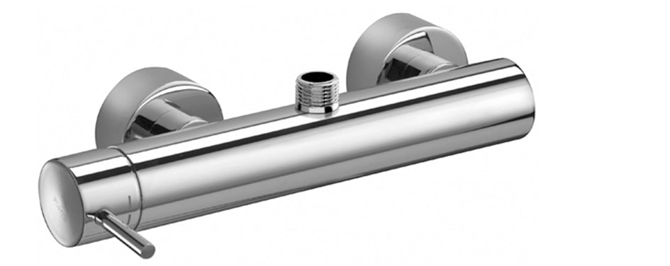 Paffoni Light Douchekraan Opbouw 3/4 inch Omgekeerde Aansluiting Zonder Doucheset Chroom