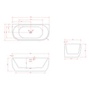 Half vrijstaand bad Boedapest Back to Wall