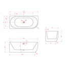 Half vrijstaand bad Boedapest Back to Wall