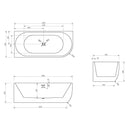 Half vrijstaand bad Boedapest Back to Wall