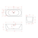 Half vrijstaand bad Boedapest Back to Wall