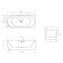 Half vrijstaand bad Boedapest Back to Wall