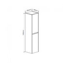 Kolomkast Leicester Eiken