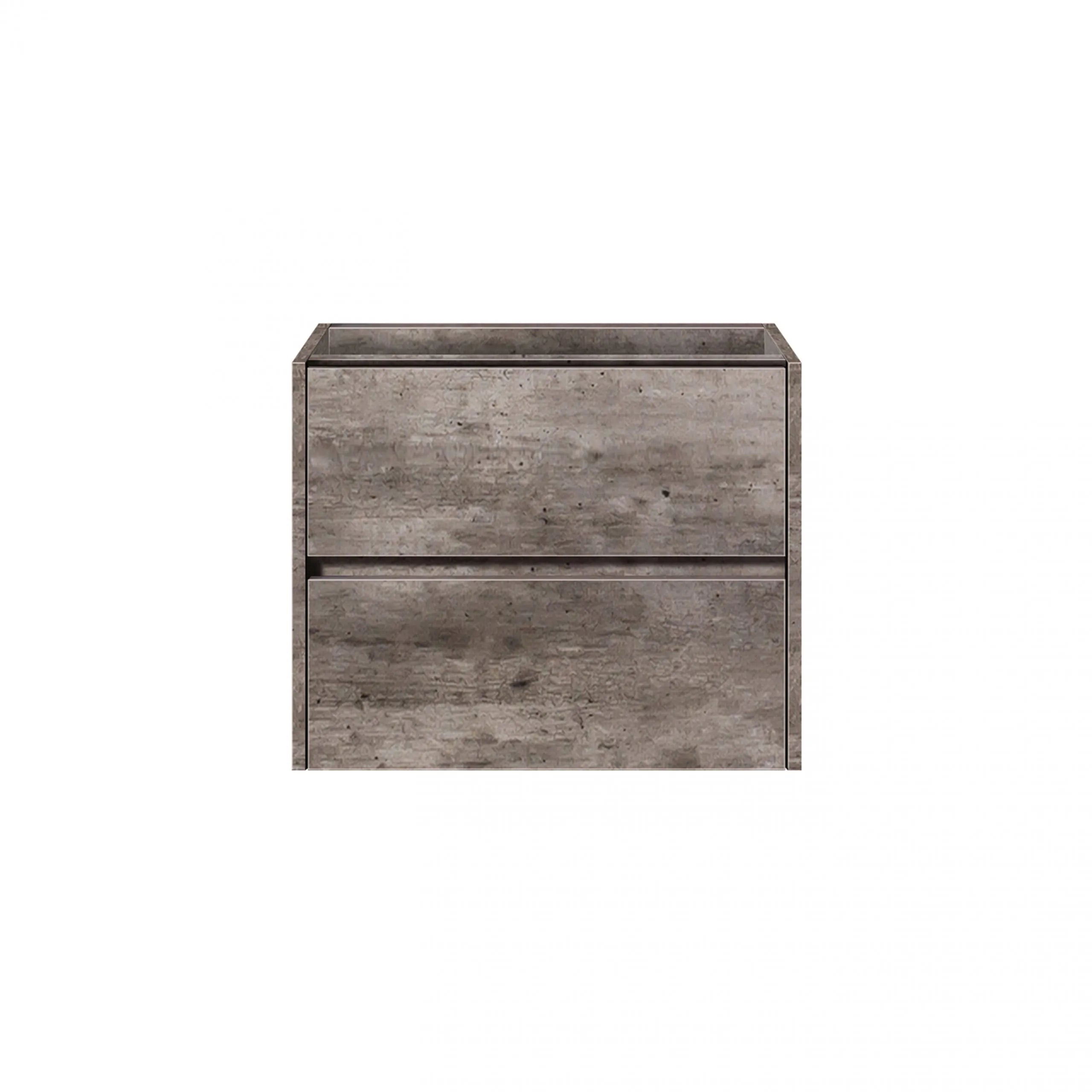 Luzi Wastafel Onderkast Boedapest 60x46 2 Laden Softclose Diverse Kleuren