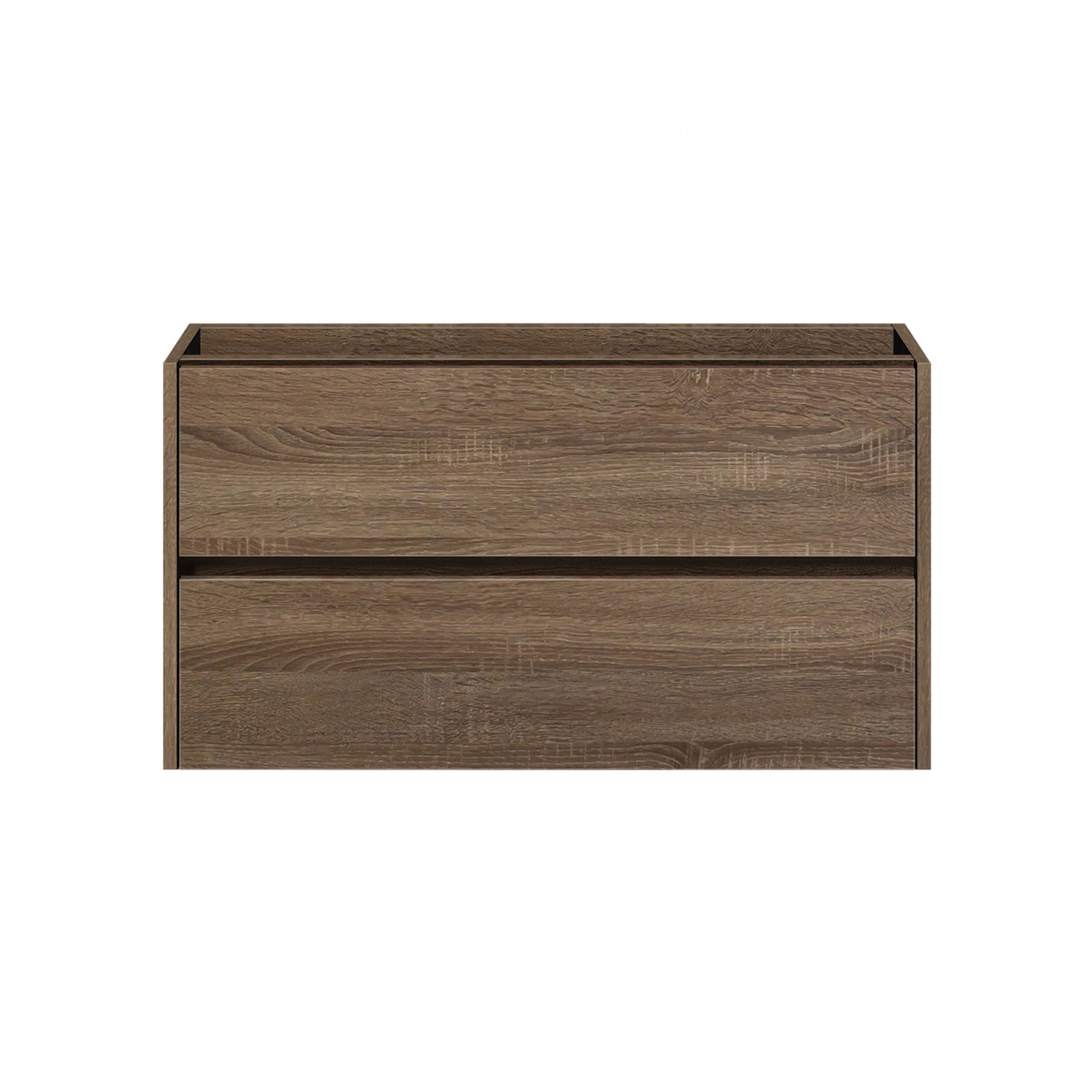 Luzi Wastafel Onderkast Boedapest 80x46 2 Laden Softclose Diverse Kleuren