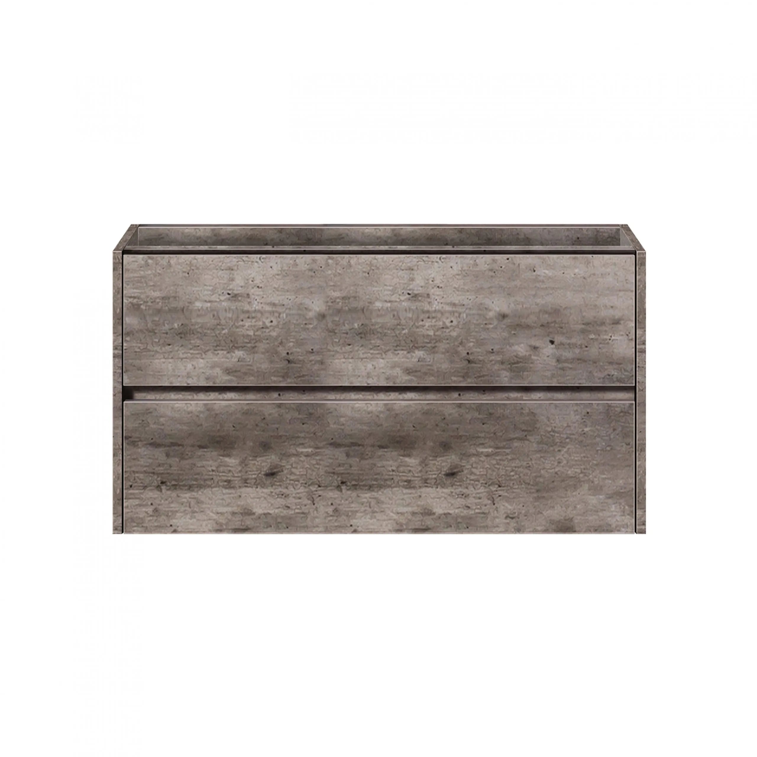 Luzi Wastafel Onderkast Boedapest 80x46 2 Laden Softclose Diverse Kleuren