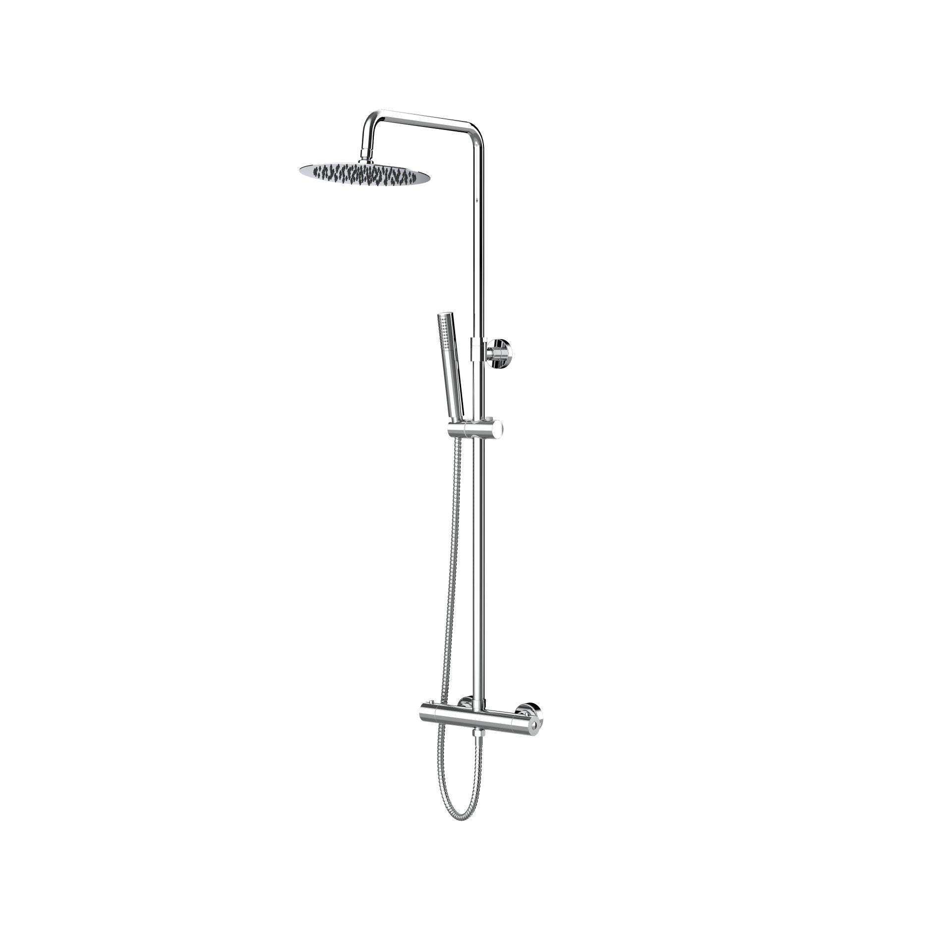 Opbouw Doucheset Optima Rondo Thermostatische Douchekraan Chroom